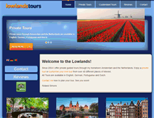 Tablet Screenshot of lowlandstours.com